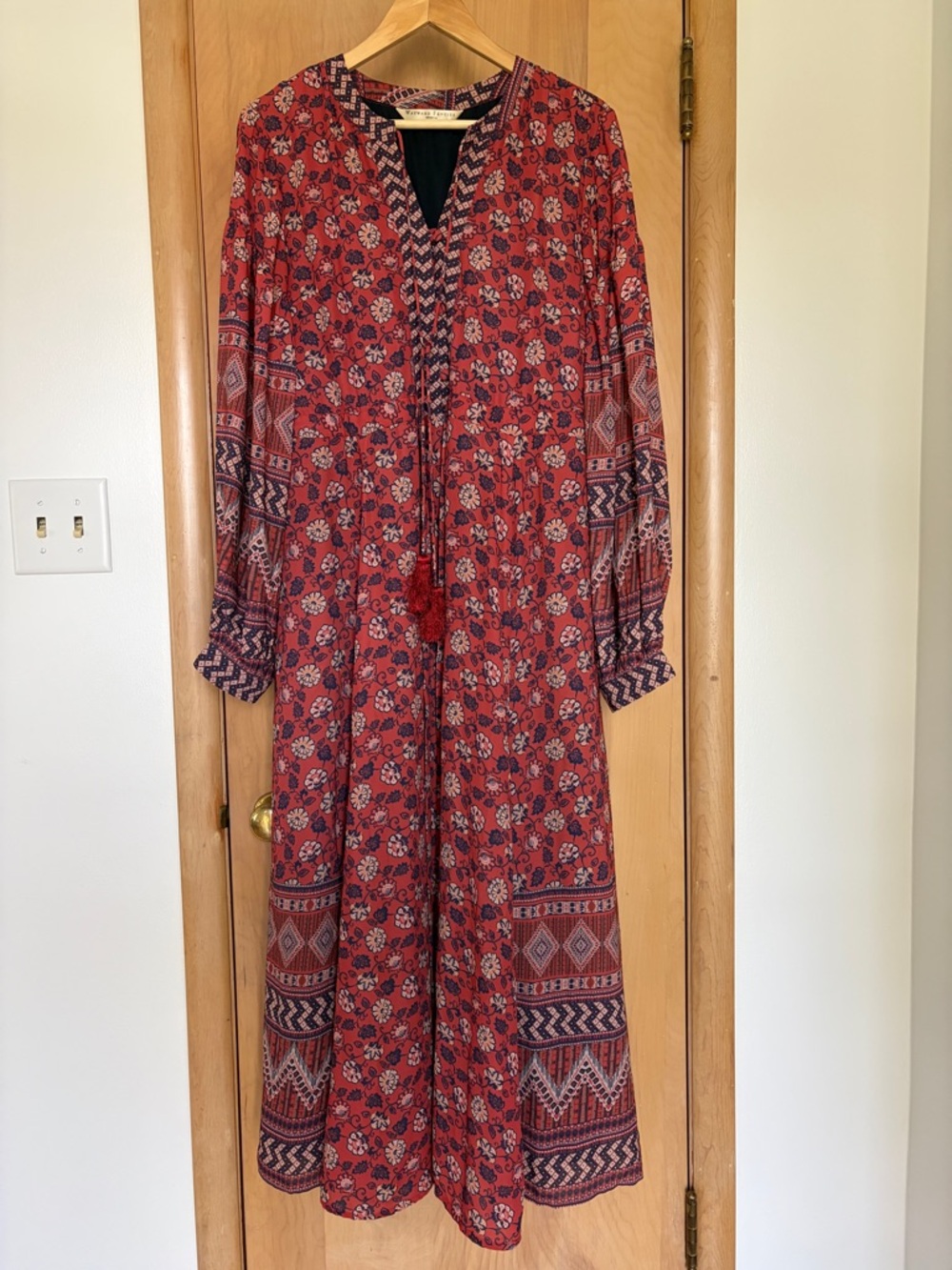 Wayward Fancies Boho Floral Maxi Dress